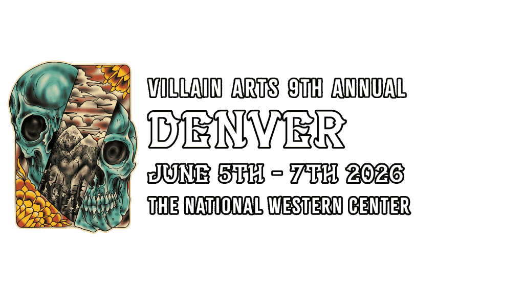 Denver Tattoo Convention on June 5th - June 7th 2026 at the National Western Center.