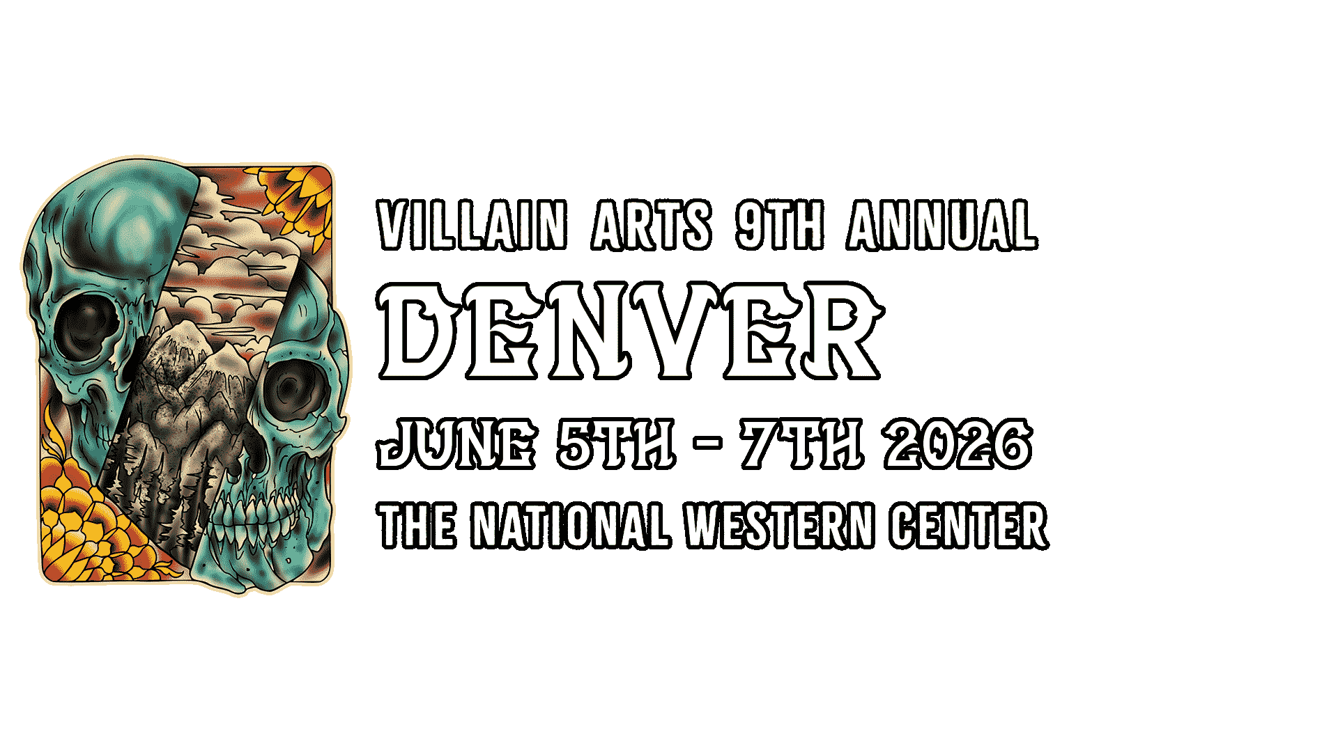 Denver Tattoo Convention on June 5th - June 7th 2026 at the National Western Center.