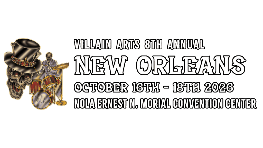 New Orleans Tattoo Convention on October 16th - October 18th 2026 at the NOLA Ernest N. Morial Convention Center.