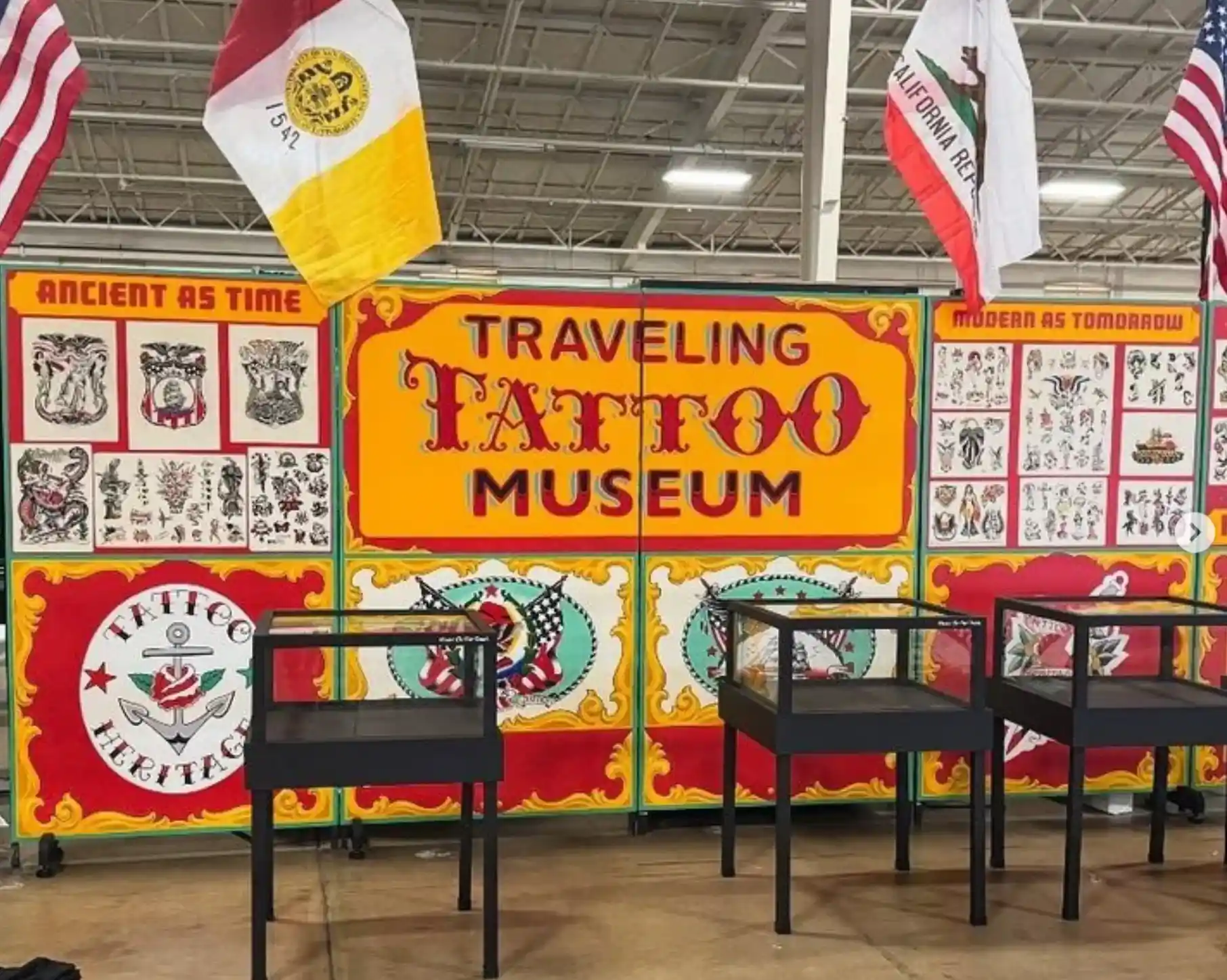 Traveling Tattoo Museum Showcase