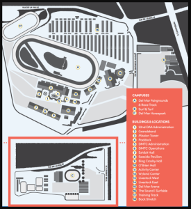 overview map of fairgrounds del mar