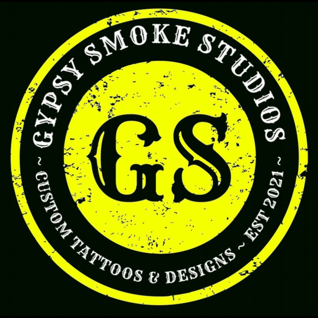 gypsy smoke studio custom tattoos and designs est 2021 logo