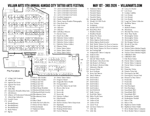 Kansas City Booth Map
