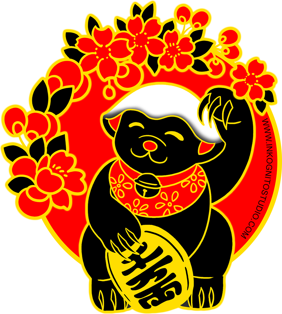 honeybadger-maneki-neko-circle-3x3-1