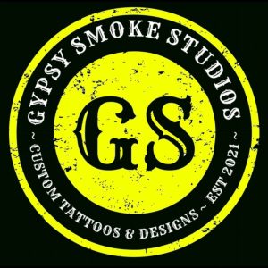 gypsy smoke studio custom tattoos and designs est 2021 logo