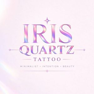 iris quartz tattoo - minimalist - intention - beauty